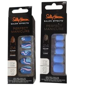 Sally Hansen Salon Effects Press-On Nails - Blue and Multicolor